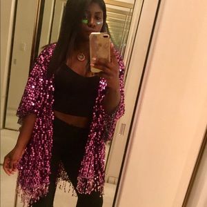 Sequin Kimono